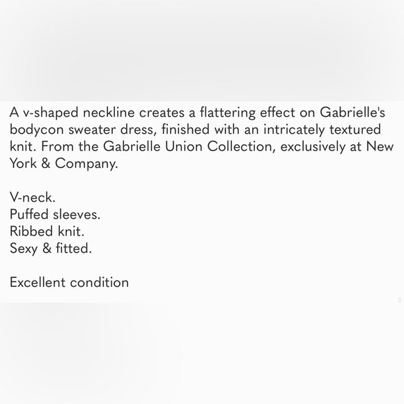 Gabrielle Union Maroon Sweater Dress - Picture 3 of 3